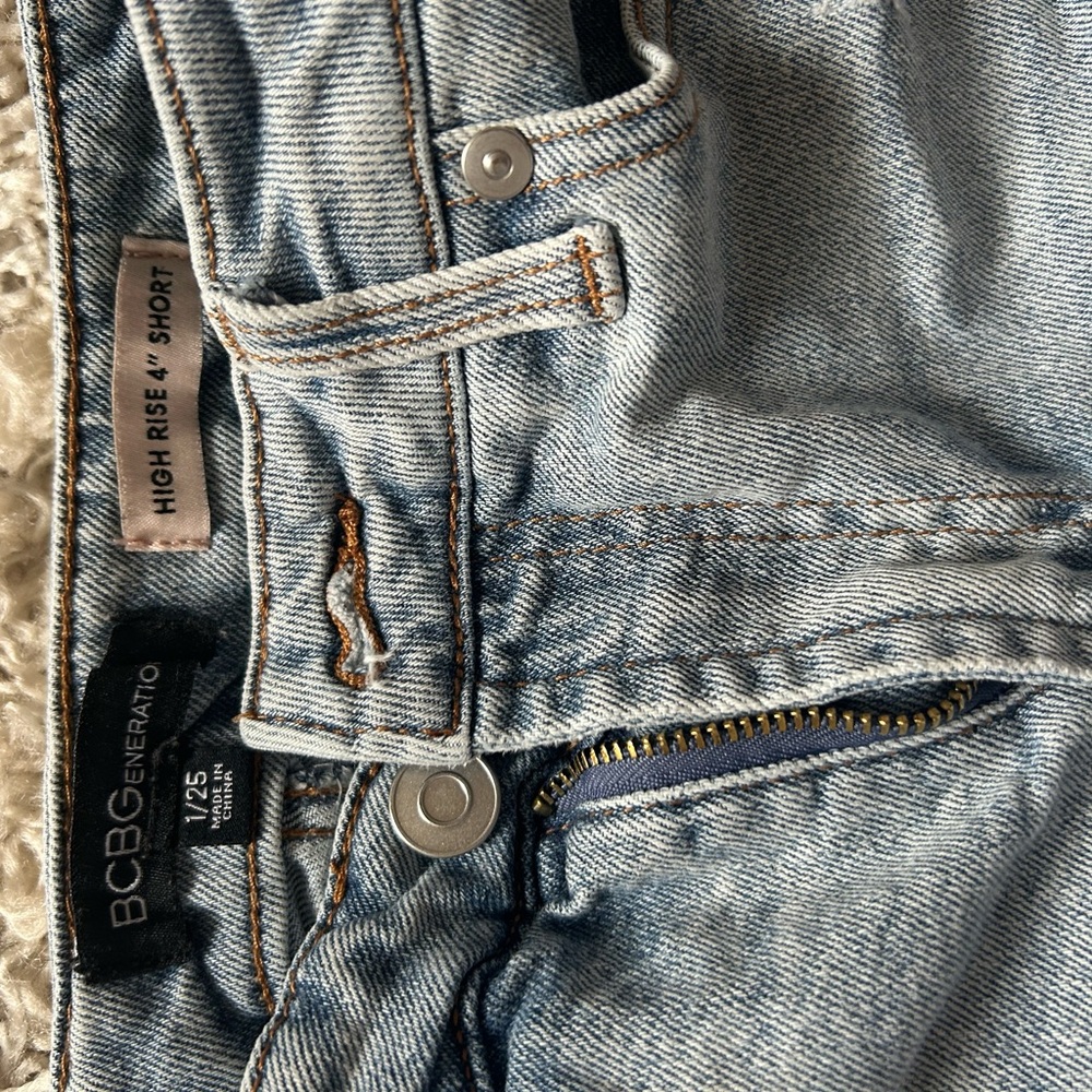 BCBGeneration Light Blue Jean Shorts